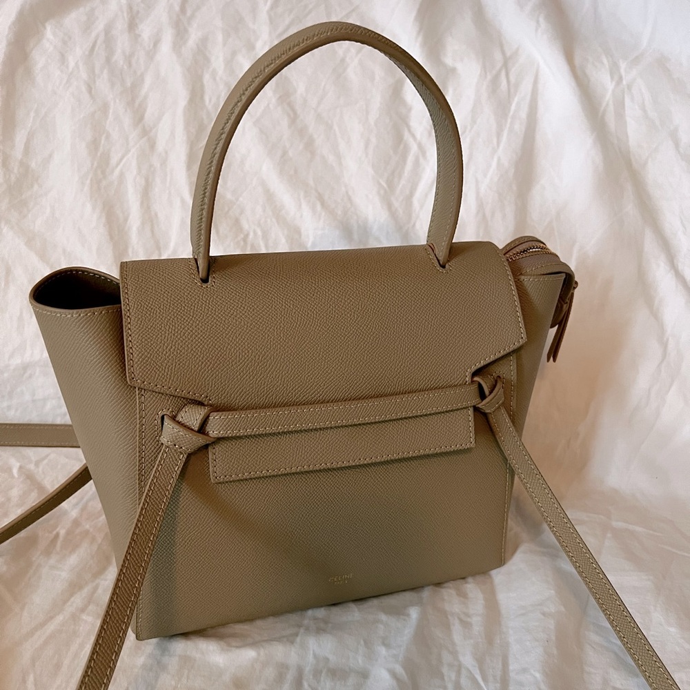 Taupe Celine Belt Bag - Gently Used